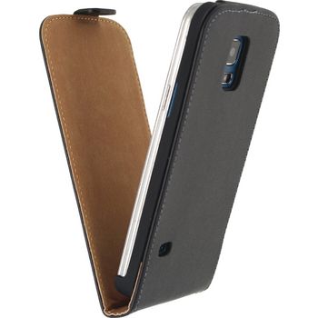 MOB-22199 Smartphone classic flip case samsung galaxy s5 mini zwart Product foto