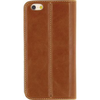 MOB-22251 Smartphone premium magnet book case apple iphone 6 / 6s bruin Product foto