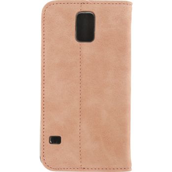 MOB-22256 Smartphone premium magnet book case samsung galaxy s5 / s5 plus / s5 neo roze Product foto