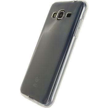 MOB-22464 Smartphone gel-case samsung galaxy j3 2016 transparant In gebruik foto