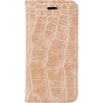 MOB-22470 Smartphone premium magnet book case apple iphone 5 / 5s / se roze