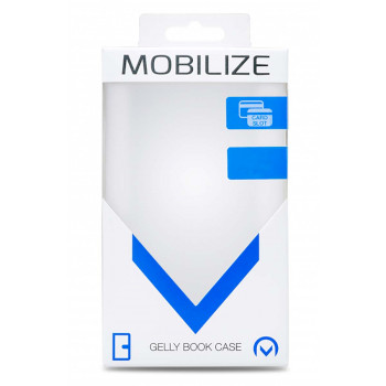 MOB-22645 Smartphone gelly wallet book case apple iphone 5 / 5s / se zwart  foto