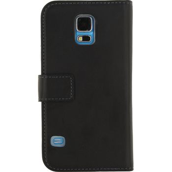 MOB-22652 Smartphone gelly wallet book case samsung galaxy s5 / s5 plus / s5 neo zwart Product foto