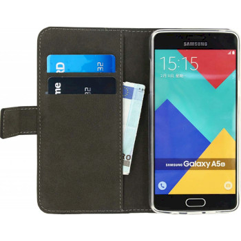 MOB-22656 Smartphone gelly wallet book case samsung galaxy a5 2016 zwart Product foto