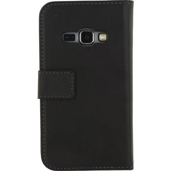 MOB-22658 Smartphone gelly wallet book case samsung galaxy j1 2016 zwart Product foto