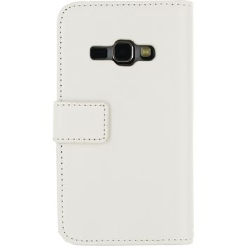 MOB-22659 Smartphone gelly wallet book case samsung galaxy j1 2016 wit Product foto
