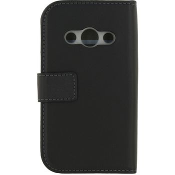 MOB-22669 Smartphone classic gelly wallet book case samsung galaxy xcover 3 zwart Product foto