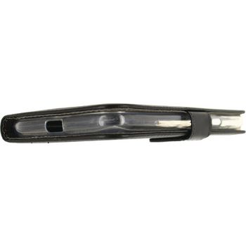 MOB-22670 Smartphone gelly wallet book case motorola moto g4 / g4 plus zwart In gebruik foto