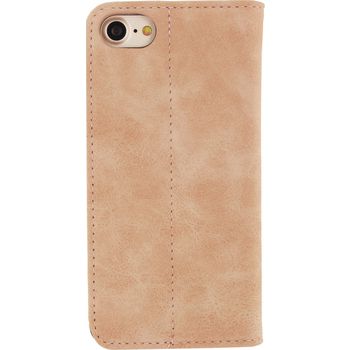 MOB-22708 Smartphone premium magnet book case apple iphone 7 / apple iphone 8 roze Product foto