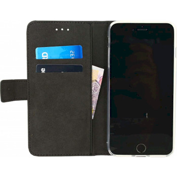 MOB-22719 Smartphone gelly wallet book case apple iphone 7 plus zwart Product foto
