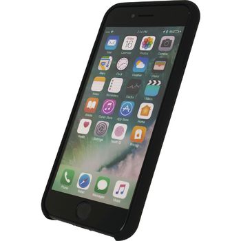 MOB-22739 Smartphone robuuste siliconen case apple iphone 7 / apple iphone 8 zwart
