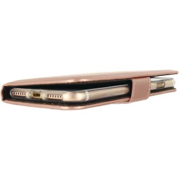 MOB-22766 Smartphone gelly wallet book case apple iphone 7 / apple iphone 8 roze In gebruik foto