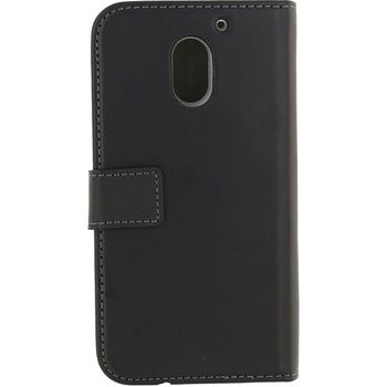 MOB-22790 Smartphone gelly wallet book case motorola moto e 3rd gen. zwart Product foto