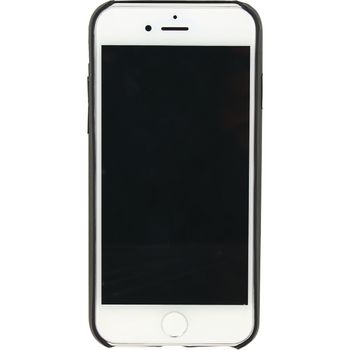 MOB-22830 Smartphone dunne leren case apple iphone 7 / apple iphone 8 zwart In gebruik foto