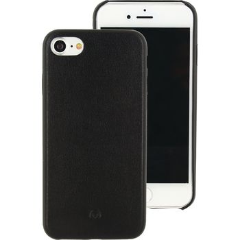 MOB-22830 Smartphone dunne leren case apple iphone 7 / apple iphone 8 zwart Product foto