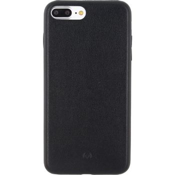 MOB-22831 Smartphone dunne leren case apple iphone 7 plus zwart