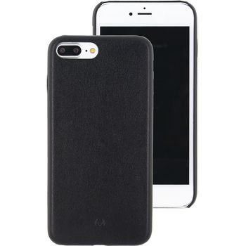MOB-22831 Smartphone dunne leren case apple iphone 7 plus zwart Product foto