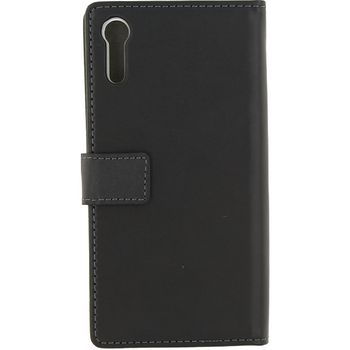 MOB-22834 Smartphone gelly wallet book case sony xperia xz zwart Product foto