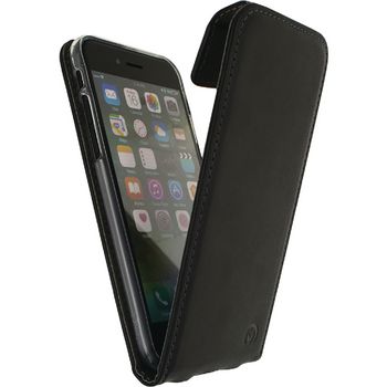 MOB-22866 Smartphone gelly flip case apple iphone 7 / apple iphone 8 zwart In gebruik foto