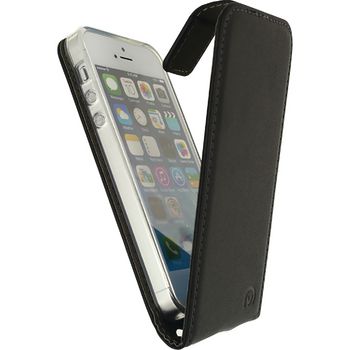 MOB-22868 Smartphone gelly flip case apple iphone 5 / 5s / se zwart In gebruik foto