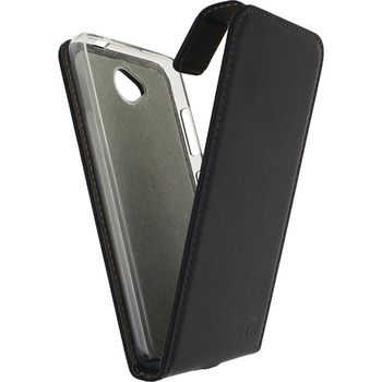 MOB-22877 Smartphone gelly flip case microsoft lumia 650 zwart In gebruik foto