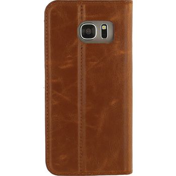 MOB-22883 Smartphone premium gelly book case samsung galaxy s7 edge bruin