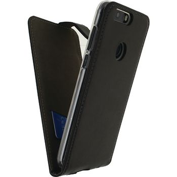 MOB-22885 Smartphone gelly flip case honor 8 zwart In gebruik foto