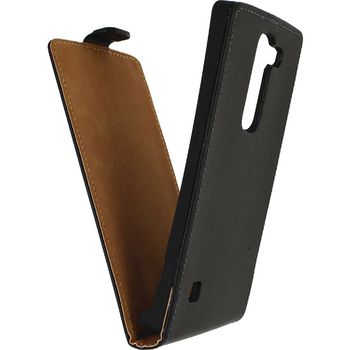 MOB-22894 Smartphone classic flip case lg spirit zwart In gebruik foto