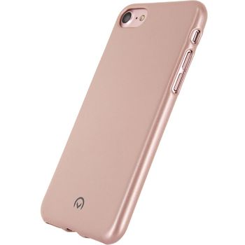 MOB-22897 Smartphone metallic gelly case apple iphone 6 / 6s roze In gebruik foto