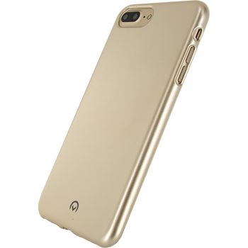 MOB-22907 Smartphone metallic gelly case apple iphone 7 / apple iphone 8 goud In gebruik foto