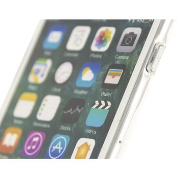 MOB-22917 Smartphone deluxe gelly case apple iphone 7 / apple iphone 8 zilver In gebruik foto