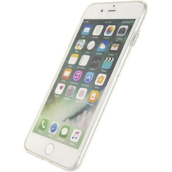 MOB-22922 Smartphone deluxe gelly case apple iphone 7 / apple iphone 8 zilver In gebruik foto