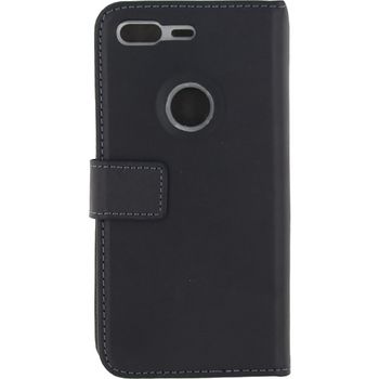 MOB-22949 Smartphone gelly wallet book case motorola moto g4 / g4 plus zwart Product foto