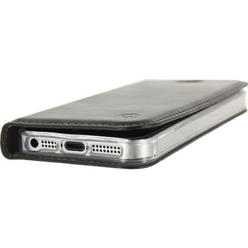 MOB-22950 Smartphone gelly wallet book case apple iphone 5 / 5s / se zwart In gebruik foto