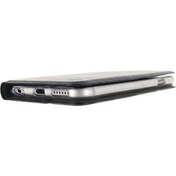 MOB-22953 Smartphone gelly wallet book case apple iphone 6 / 6s zwart In gebruik foto