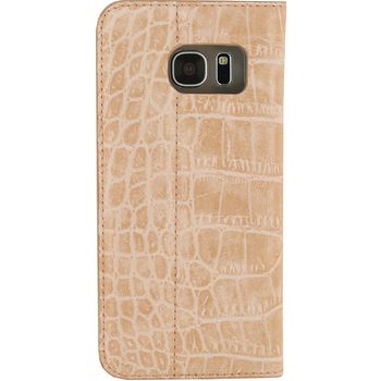 MOB-22958 Smartphone gelly wallet book case samsung galaxy s7 edge roze