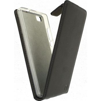 MOB-22972 Smartphone gelly flip case huawei p8 lite zwart In gebruik foto