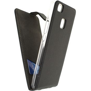 MOB-22973 Smartphone gelly flip case huawei p9 lite zwart In gebruik foto