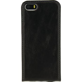 MOB-22974 Smartphone gelly flip case apple iphone 5 / 5s / se zwart Product foto