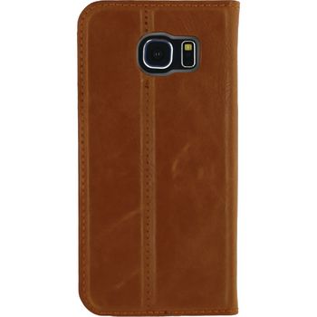 MOB-22975 Smartphone premium gelly book case samsung galaxy s6 bruin Product foto