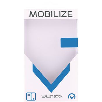 MOB-23013 Smartphone premium gelly book case apple iphone 5 / 5s / se blauw Verpakking foto