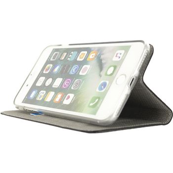 MOB-23018 Smartphone premium gelly book case apple iphone 7 plus zwart In gebruik foto