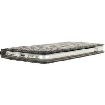 MOB-23018 Smartphone premium gelly book case apple iphone 7 plus zwart In gebruik foto