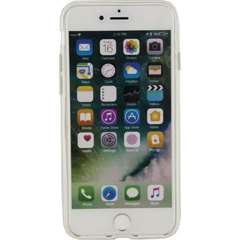 MOB-23049 Smartphone glitter case apple iphone 7 / apple iphone 8 zilver