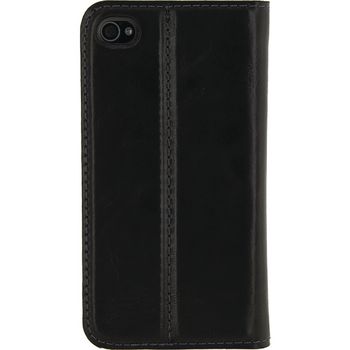 MOB-23061 Smartphone premium gelly book case apple iphone 4 / 4s zwart Product foto
