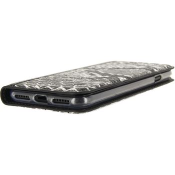 MOB-23086 Smartphone special edition premium gelly book case apple iphone 7 / apple iphone 8 zwart In gebruik foto