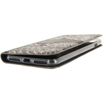 MOB-23090 Smartphone special edition premium gelly book case apple iphone 7 plus bruin In gebruik foto