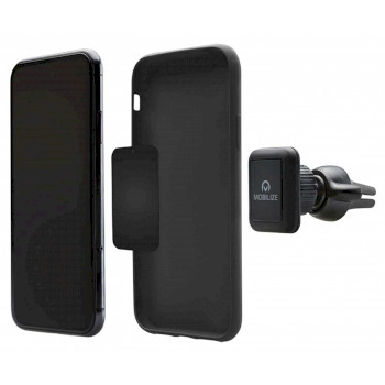MOB-23104 Universeel smartphonehouder ventilatierooster auto zwart Product foto