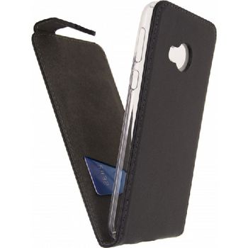 MOB-23170 Smartphone classic gelly flip case htc u play zwart In gebruik foto