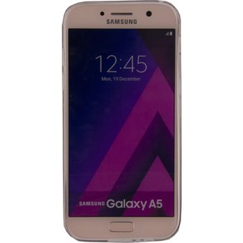 MOB-23253 Smartphone glitter case samsung galaxy a5 2017 zilver In gebruik foto